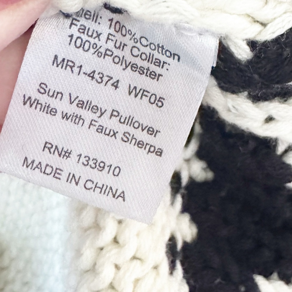 Show Me Your MuMu Sun Valley Black and White Sweater - Picture 8 of 13